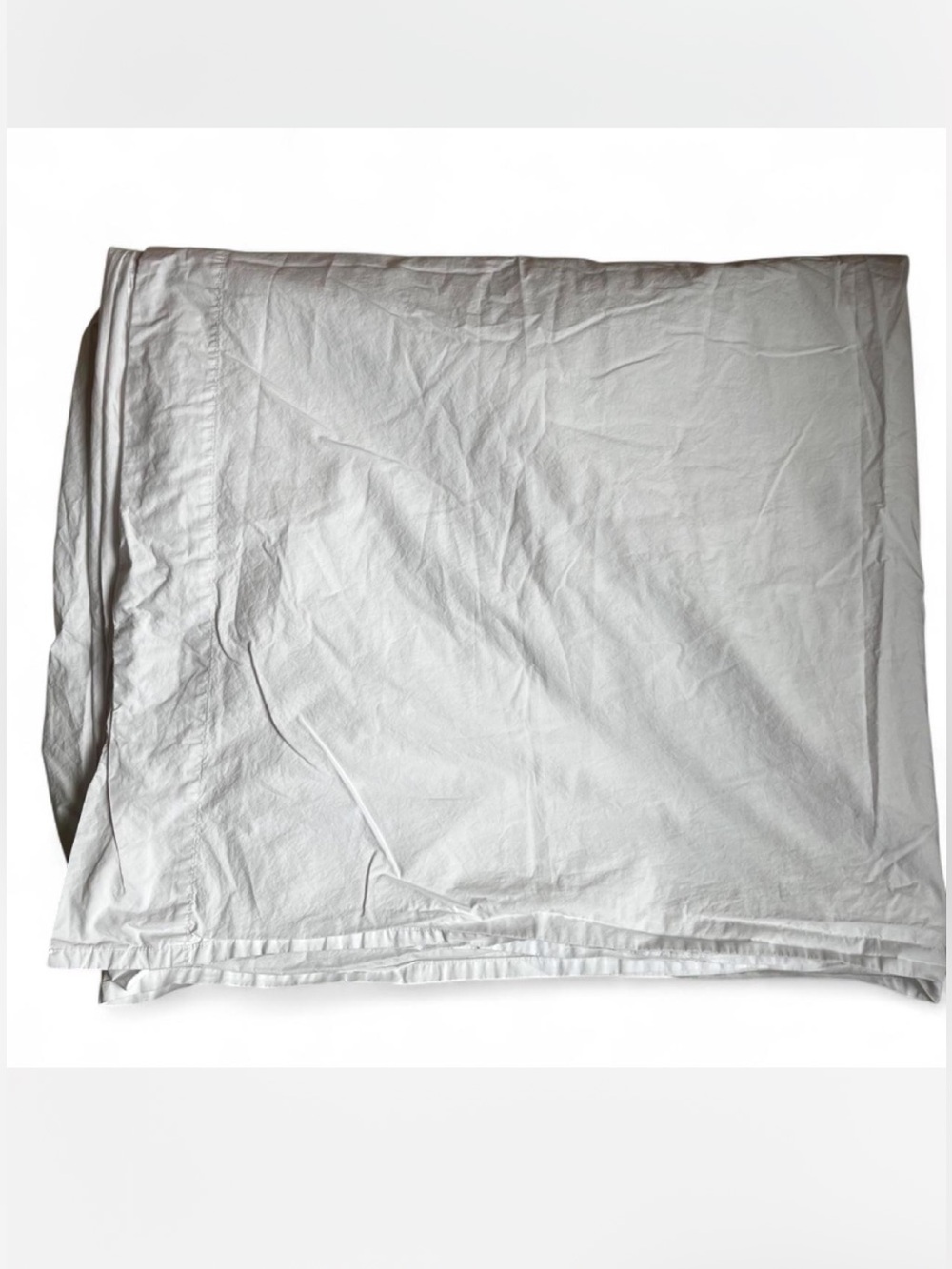 Brooklinen Flat Sheet White Queen Size Cotton